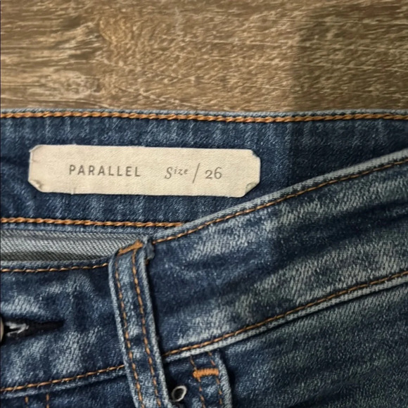 Anthropologie Pilcro and the Letterpress Blue Straight Leg Jeans - Picture 3 of 11